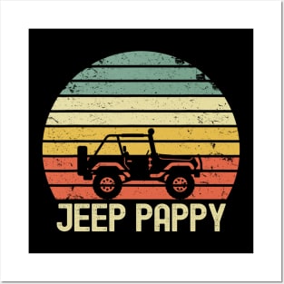 Jeep Pappy vintage Jeep Posters and Art